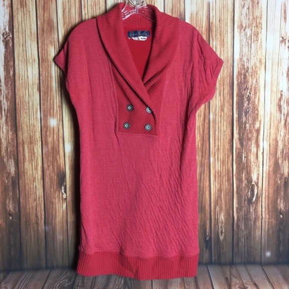 Free People Tops - Free People M Coral Double Breasted Button Top